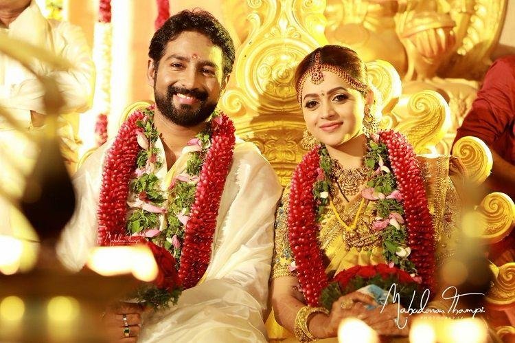 Actress Bhavana married Kannada Producer Naveen in Thrissur