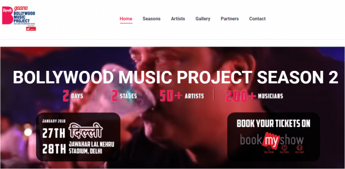 Gaana Bollywood Music Project Season 2 held in Delhi