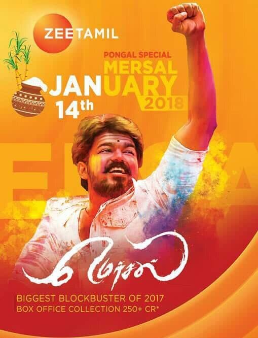 Mersal World Television Premiere on Zee Tamil