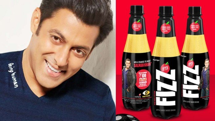 Salman Khan Becomes New Brand Ambassador for Appy Fizz