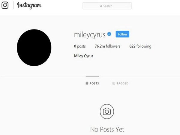 Why Miley Cyrus Deleted All Instagram Photos and Videos