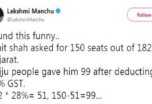 Lakshmi Manchu Mocks BJP Party With A Witty Tweet