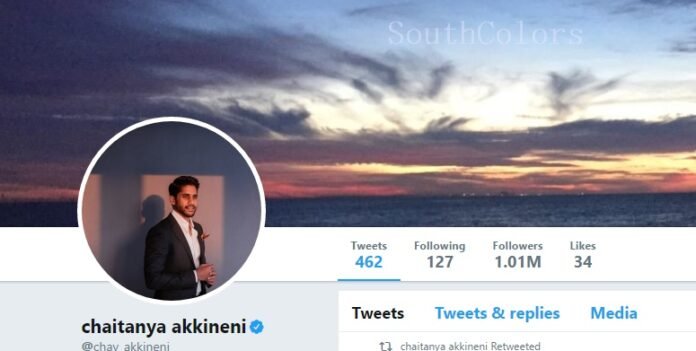 Naga Chaitanya Gets 1 Million Followers on Twitter