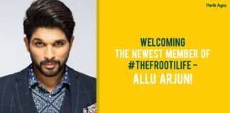 Parle Agro Ropes Allu Arjun as Brand Ambassador for Frooti