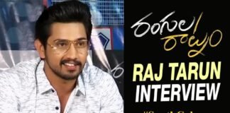 Raj Tarun Press Meet about Rangula Raatnam Movie