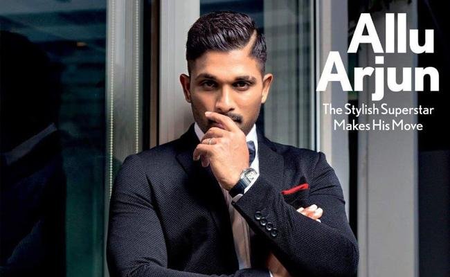 Allu Arjun Ultra Stylish Look on Maxim Cover Shoot 2018