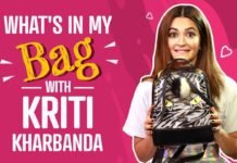 What's in My Bag with Kriti Kharbanda