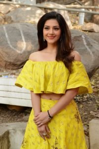 actress mehreen pirzada yellow dress latest photos 2018 2