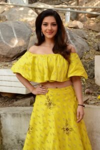 actress mehreen pirzada yellow dress latest photos 2018 5