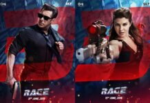 Salman Khan and Jacqueline Fernandez First Look Posters From Race 3 Movie