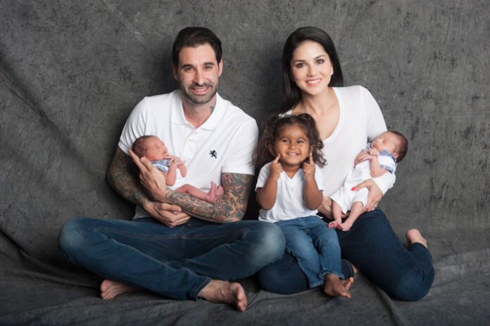 Sunny Leone Blessed with Two Baby Boys