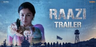 Raazi Movie Official Trailer Starring Alia Bhatt and Vicky Kaushal