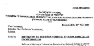 Pakistan Bans Indian Films Screening in Theatres During Eid 2018