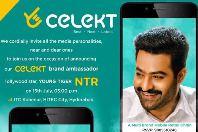 NTR Turns Celekt Mobiles Brand Ambassador