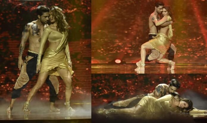 Salman Yusuff Khan and Esha Gupta Hot Sensuous Dance on Laal Ishq