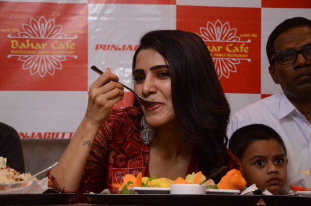 Samantha Akkineni Launches Bahar Cafe