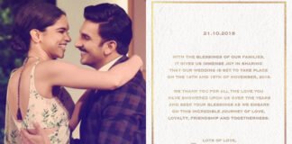 Ranveer Singh and Deepika Padukone Wedding Date Fixed